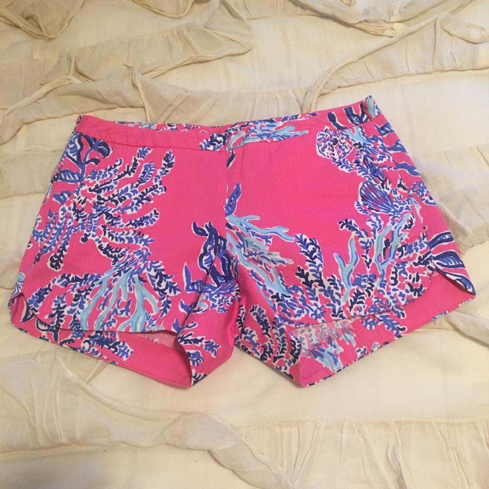 Lilly Pulitzer Adie Capri Pink Samba Shorts